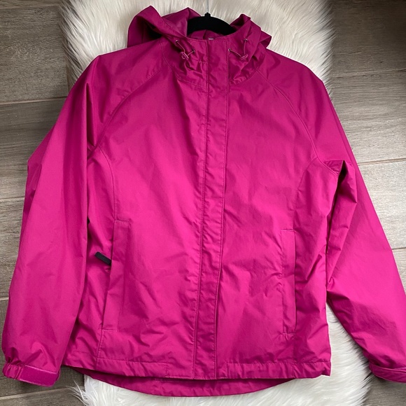 Champion Women's Fuchsia Rain Jacket Size Small - Picture 6 of 15